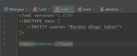 Przykład encji